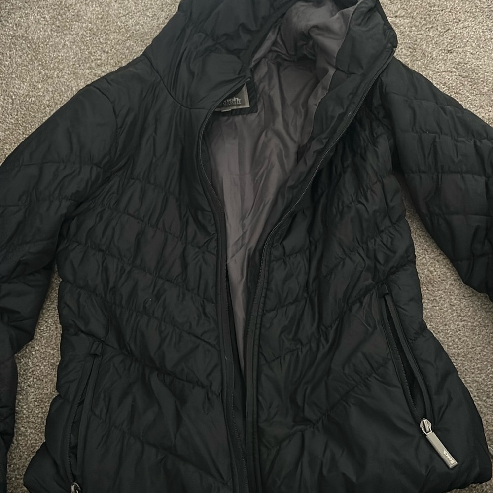 Black puffer jacket